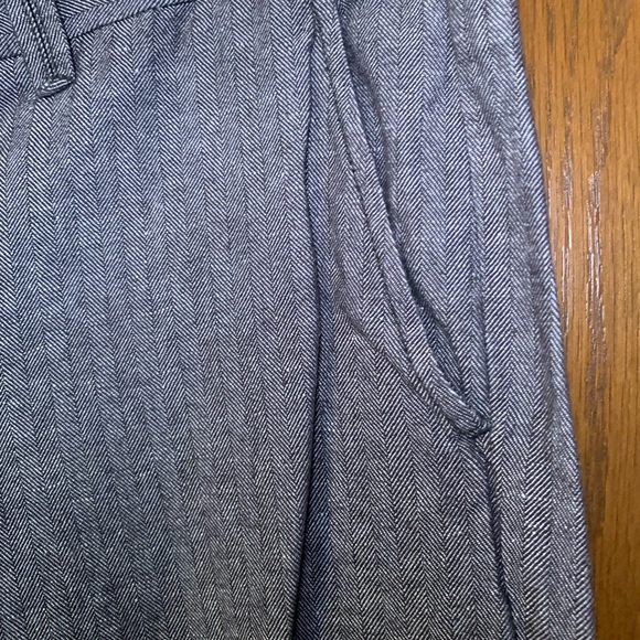 GAP Women's Gray Trousers with Pinstripe- Size 10 - Picture 5 of 13